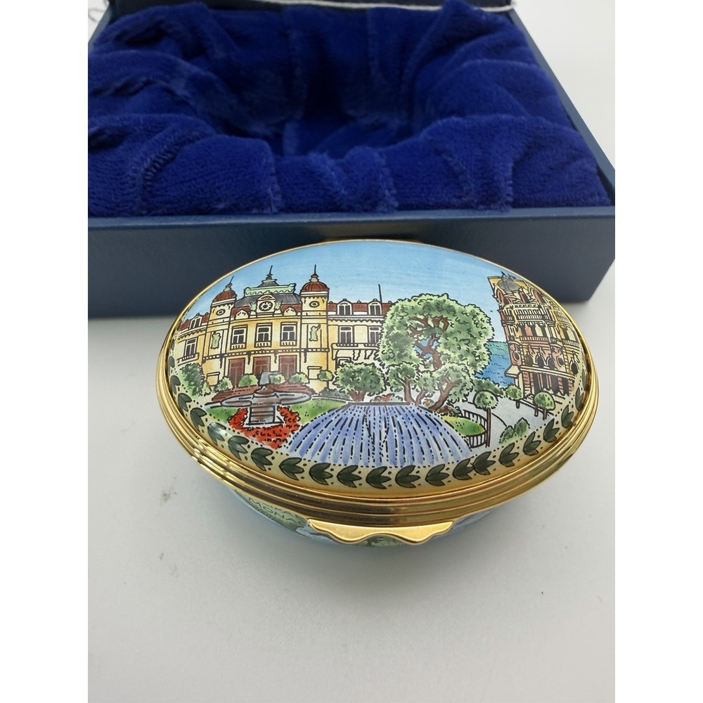 Halcyon Days Monte Carlo 10th Anniversary Enamel Box LE 168/200 w/ Box